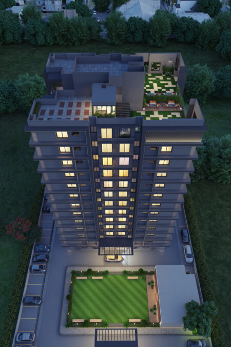 Top View - ORCHID ELITE  - Residential - Designroot - Best architect company in surat
