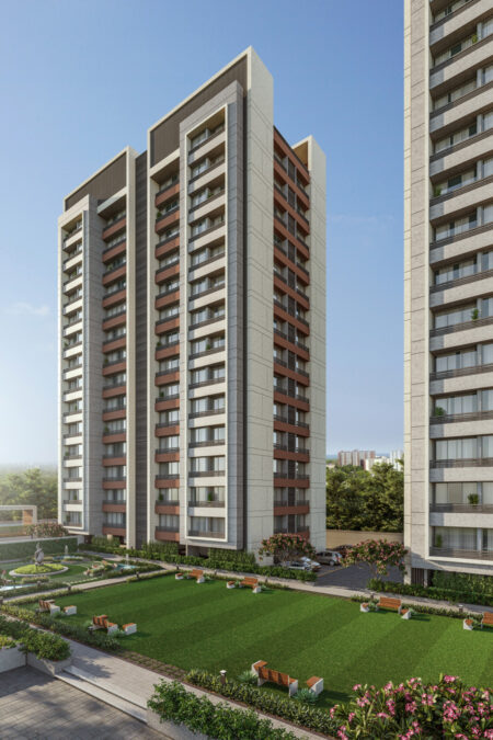 Side View - SHIVEN FLORENZA  - Residential - Designroot - Best architect company in surat