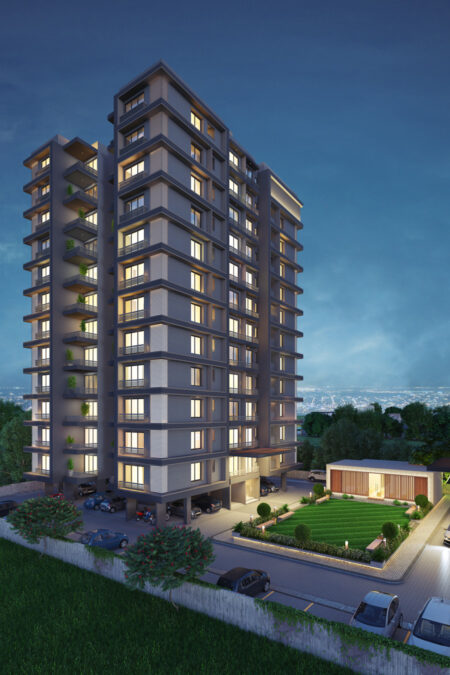 Side View - ORCHID ELITE  - Residential - Designroot - Best architect company in surat