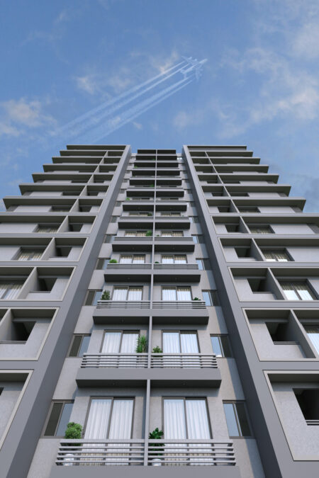Bottom View - ORCHID ELITE  - Residential - Designroot - Best architect company in surat