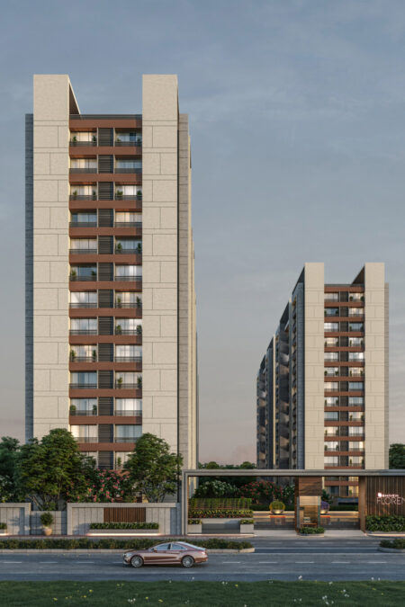 Road View - SHIVEN FLORENZA  - Residential - Designroot - Best architect company in surat