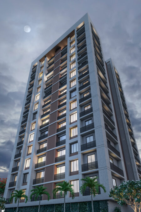 Bird Eye View - SHIVEN GARNET  - Residential - Designroot - Best architect company in surat