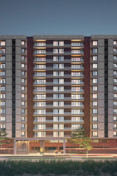 Front View - AMORA  - Residential - Designroot - Best architect company in surat