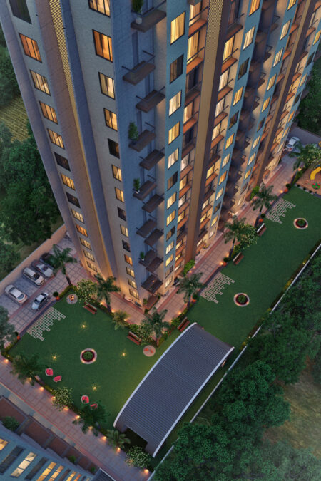 Top View - KALYAN RESIDENCY  - Residential - Designroot - Best architect company in surat