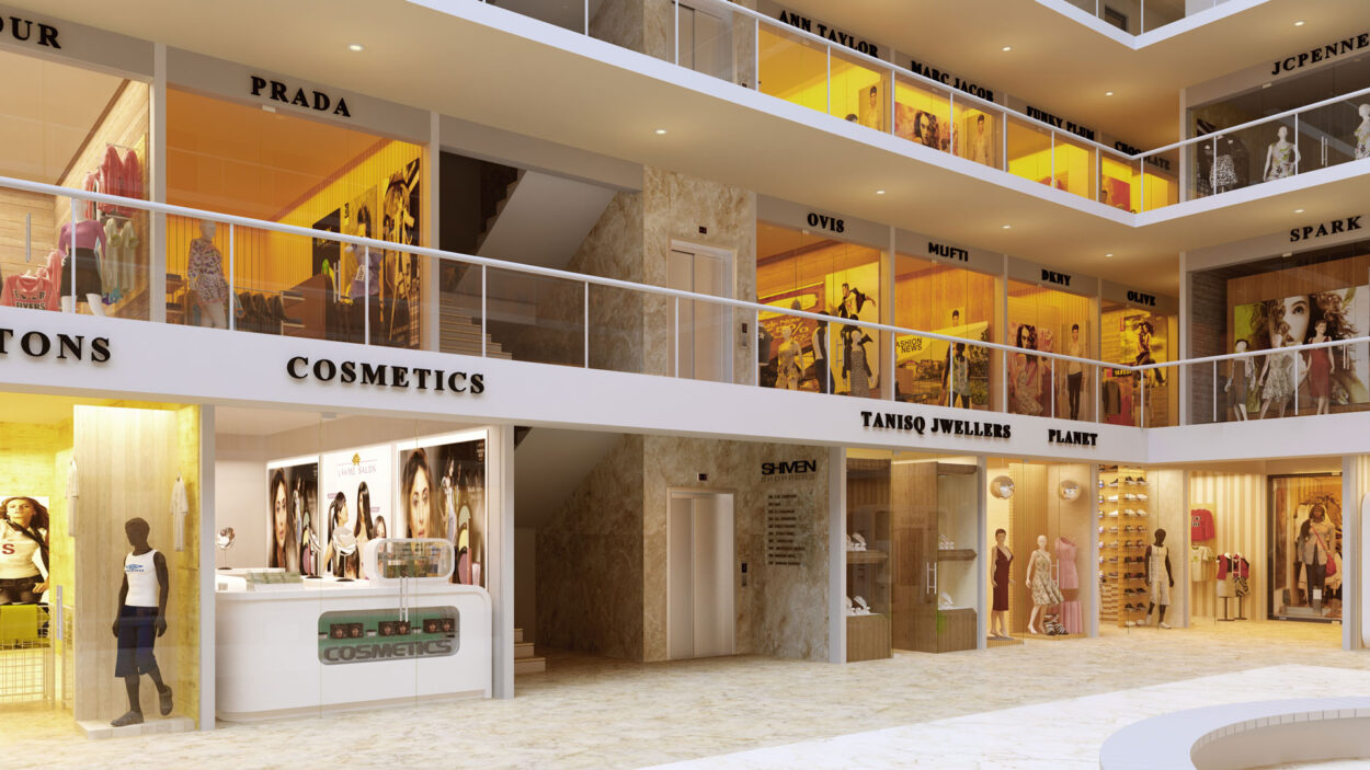 SHIVEN SHOPPERS  - Commercial - Designroot - Best architect company in surat