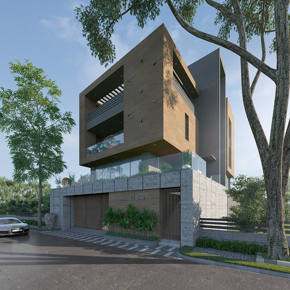 Mr.Kanu Bhai  - Private Mansion - Designroot - Best architect company in surat